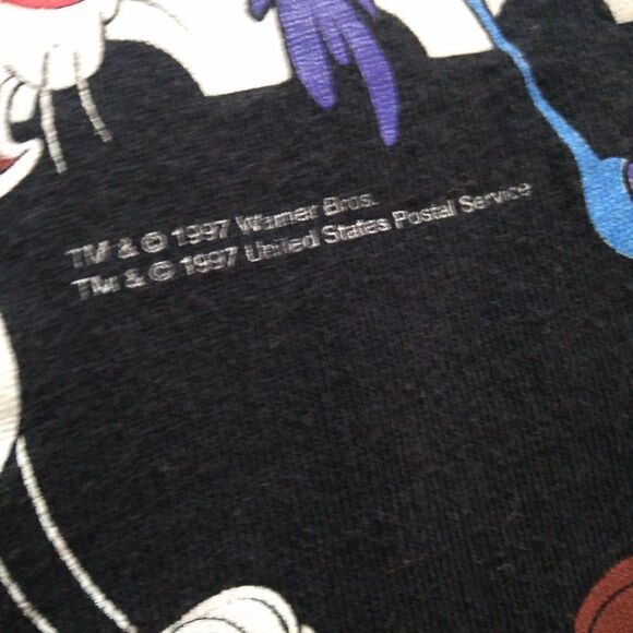 Vintage Looney Tunes Stamp Collection T-Shirt - Picture 4 of 8